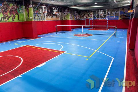 Spor salonu zemini kaplama Basketbol